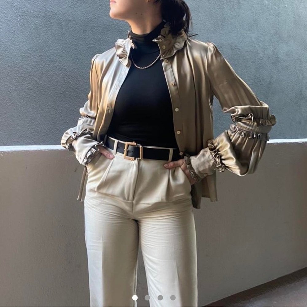 Vintage Cavalli 100%Silk Blouse